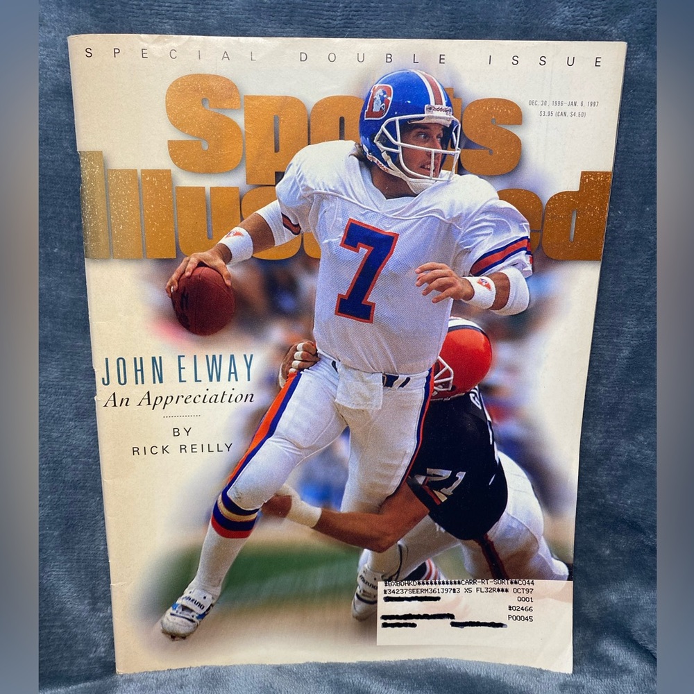 Sports Illustrated Special Double Issue “John Elway, An Appreciation” 12/30/1996